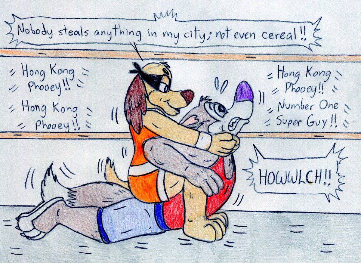 Animemen7's tweet photo. Pictures done by: Jose-Ramiro
(NOT MY ART)
 
Top Cat vs Balto

Hong Kong Phooey vs Chip

Weregarurumon vs Genie

Big Bad Wolf vs Duke https://t.co/L0WCJ5KsRO