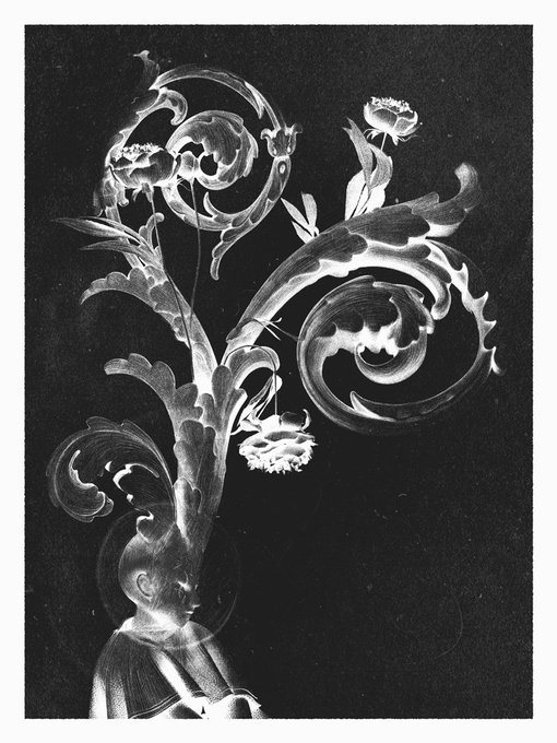 "Mind Over Matter"⁣⁣
⁣⁣
I have a thing for baroque ornamental elements so wanted to include some acanthus leafs in this artwork and possibly in some of my future stuff.⁣⁣
⁣⁣
#ArtistOnTwitter #artshare 