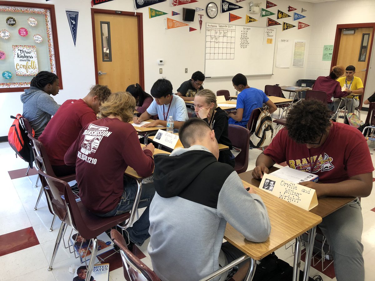 HistoryLgus's tweet photo. US History students learning about 2nd Industrial Revolution Inventors/Inventions through speed-dating! @principalRVann @LGHSOfficial @summerfisher30 @PolkSchoolsNews https://t.co/ml7ALQgAJi
