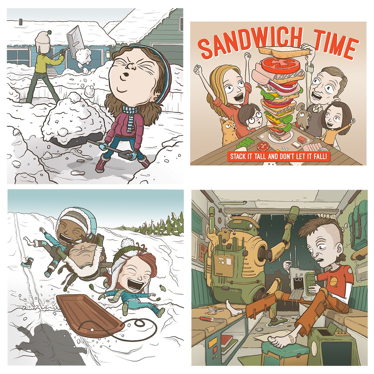 drawnbyshawn's tweet photo. Had a great time at the @SCBWIMinnesota Fall Conference this past weekend. I put together a children’s book portfolio to show at the event, which I’m posting here. It includes updates of some of my existing work along with some new pieces. @scbwi #kidlit #kidlitart https://t.co/DZMQdAtaJA