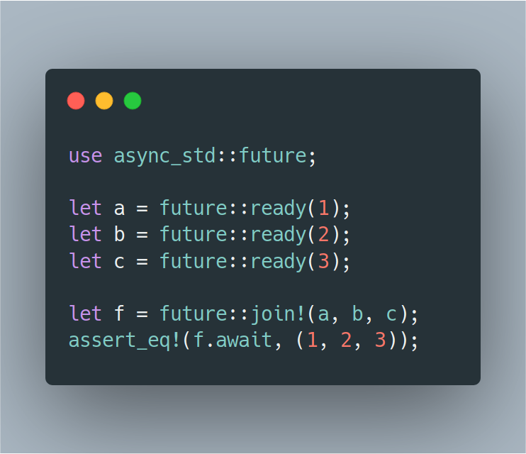 An example using future::join to join 3 futures.