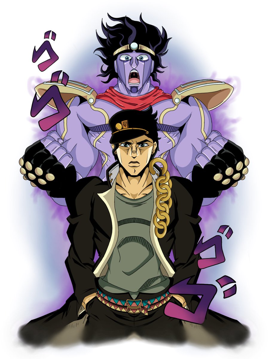 My youngest is a budding artist.  He just sent me this to print on a T-shirt for him. Not bad eh?? #art #artist #jotaro #characterdesign #son #comics