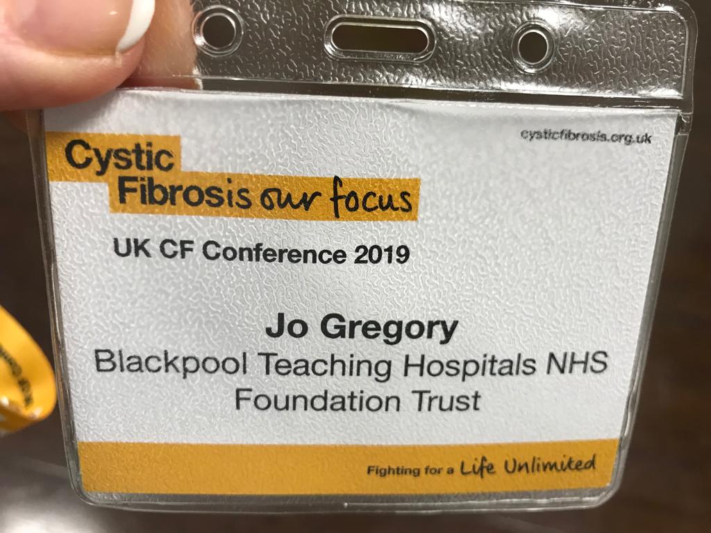 AdultCystic's tweet image. Our CF Specialist Nurse Jo attending #UKCFC @cftrust