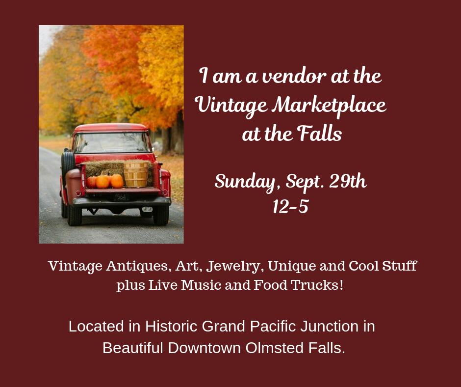 Stop by and see us on Sunday! #planetmagnets #craftshow #olmstedfalls #vintage #vintagemarketplace