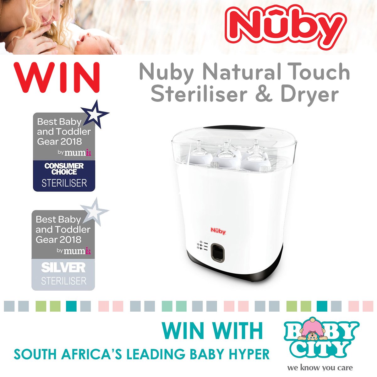 nuby natural touch steriliser and dryer