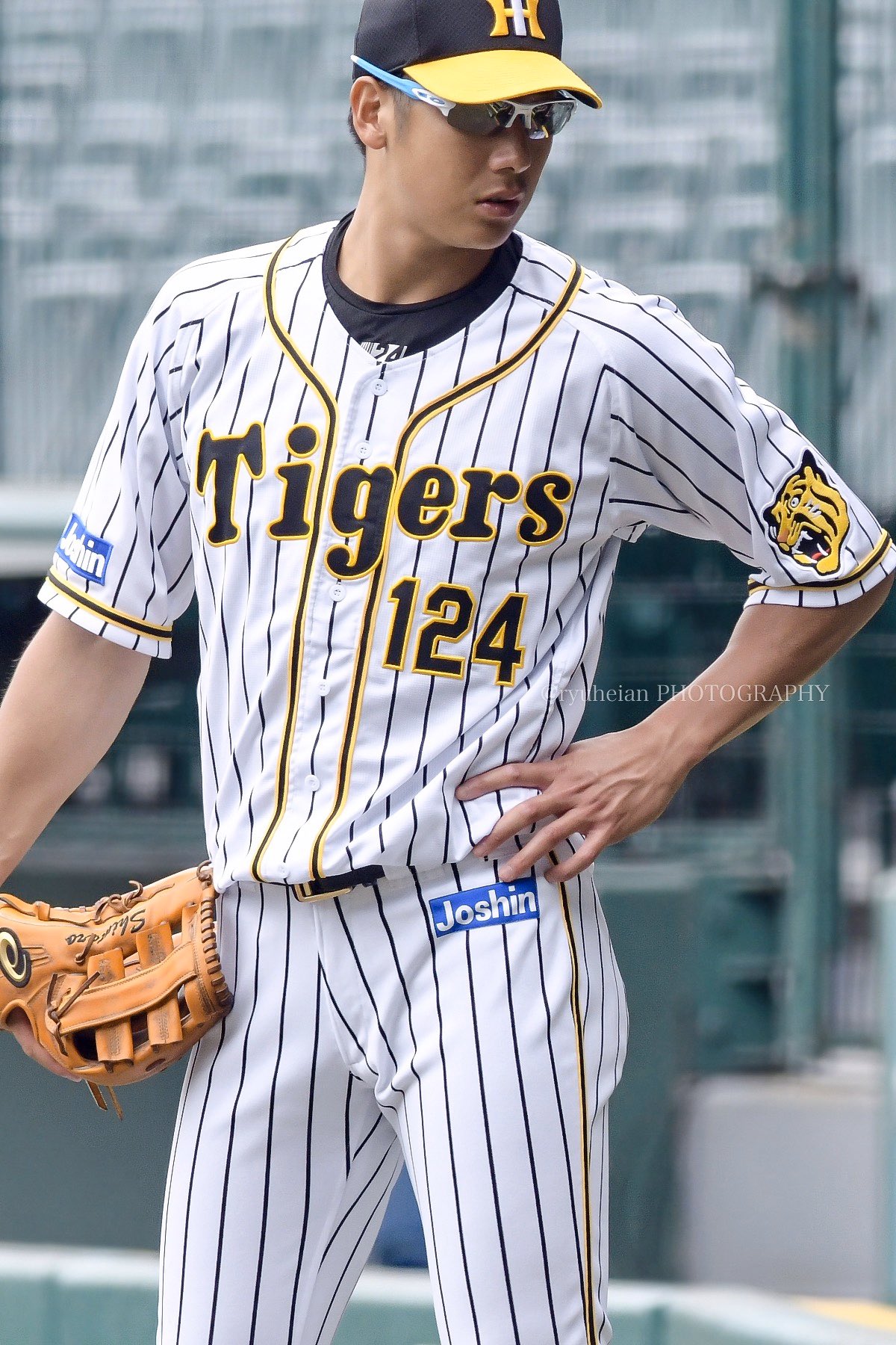 阪神タイガース　横田慎太郎選手　練習着　実使用 龍平／Photographer on X: 