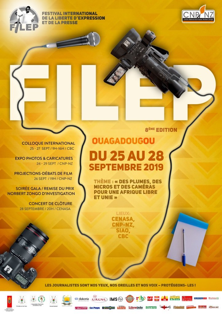 HarounaSimbo's tweet photo. "La communication arrange mais l'information dérange, surtout les régimes corrompus. Le rôle du journaliste est d'informer et non de communiquer"Serge Daniel #Filep2019 #Burkina #lwili @rtburkina @radiosomega https://t.co/OYQgPyHcrx