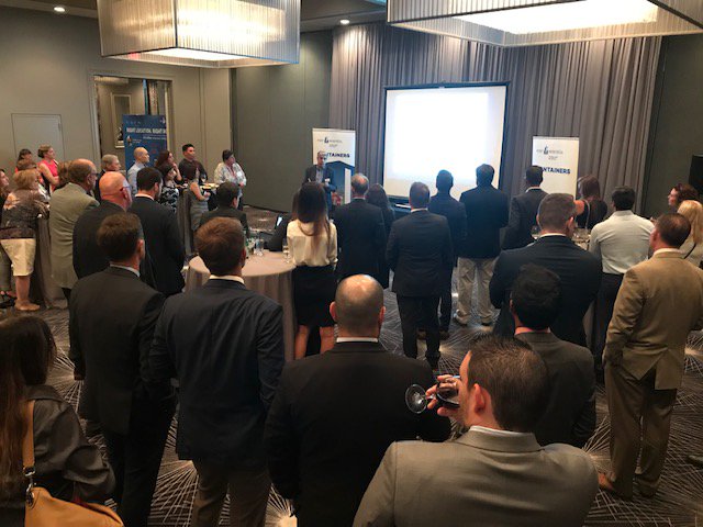 PortMTL's tweet photo. Yesterday was the #PortMTL's annual reception in Chicago. What a pleasure to meet our partners of the #logisticschain for our annual event. Thank you all for joining us in such large numbers. #ShipDifferent https://t.co/h0sUkzCpwA