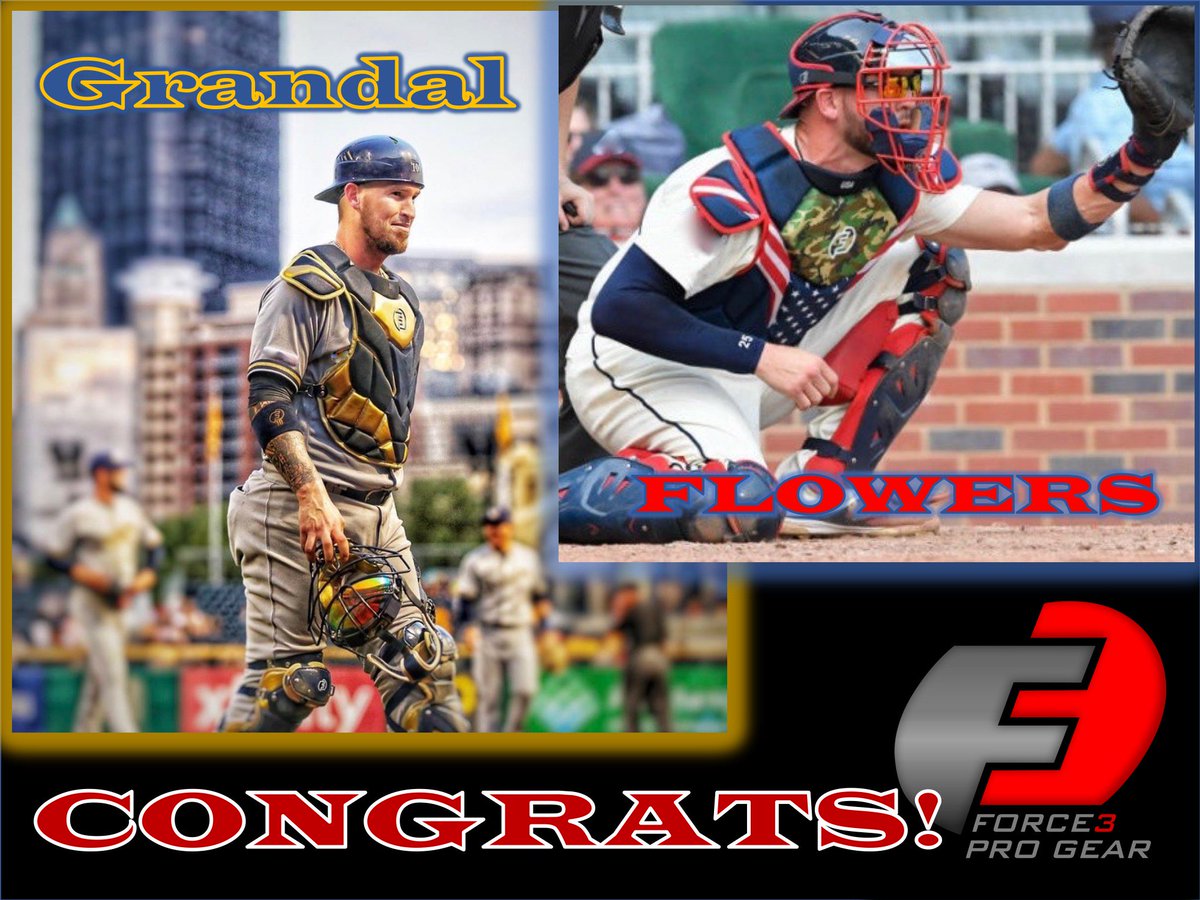 Force3ProGear's tweet photo. @YazmanianDVL08 and @tflowers25 are both heading to the postseason!  Congratulations and best of luck!  @Force3ProGear 

#Force3Pride #DEFENDerofTHEDOME #DefenderRevolution #Braves #ChopOn #Brewers #ThisIsMyCrew #MLBPostseason
@Braves @Brewers @MLB @MLB_PLAYERS https://t.co/4m0hOl7OWM