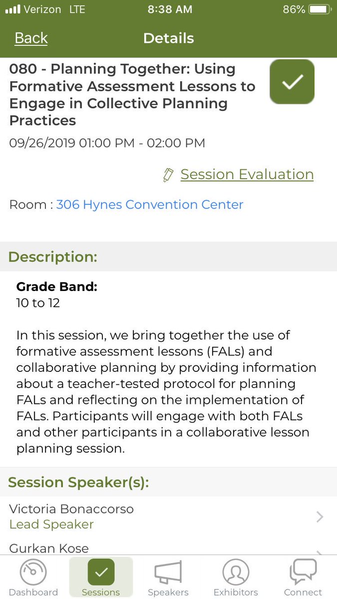 v_bonaccorso's tweet photo. Checked in and ready for our presentation this afternoon. Come talk about collaborative planning with FALs #NCTMBoston19 #iteachmath https://t.co/r4l5eTC4Dz