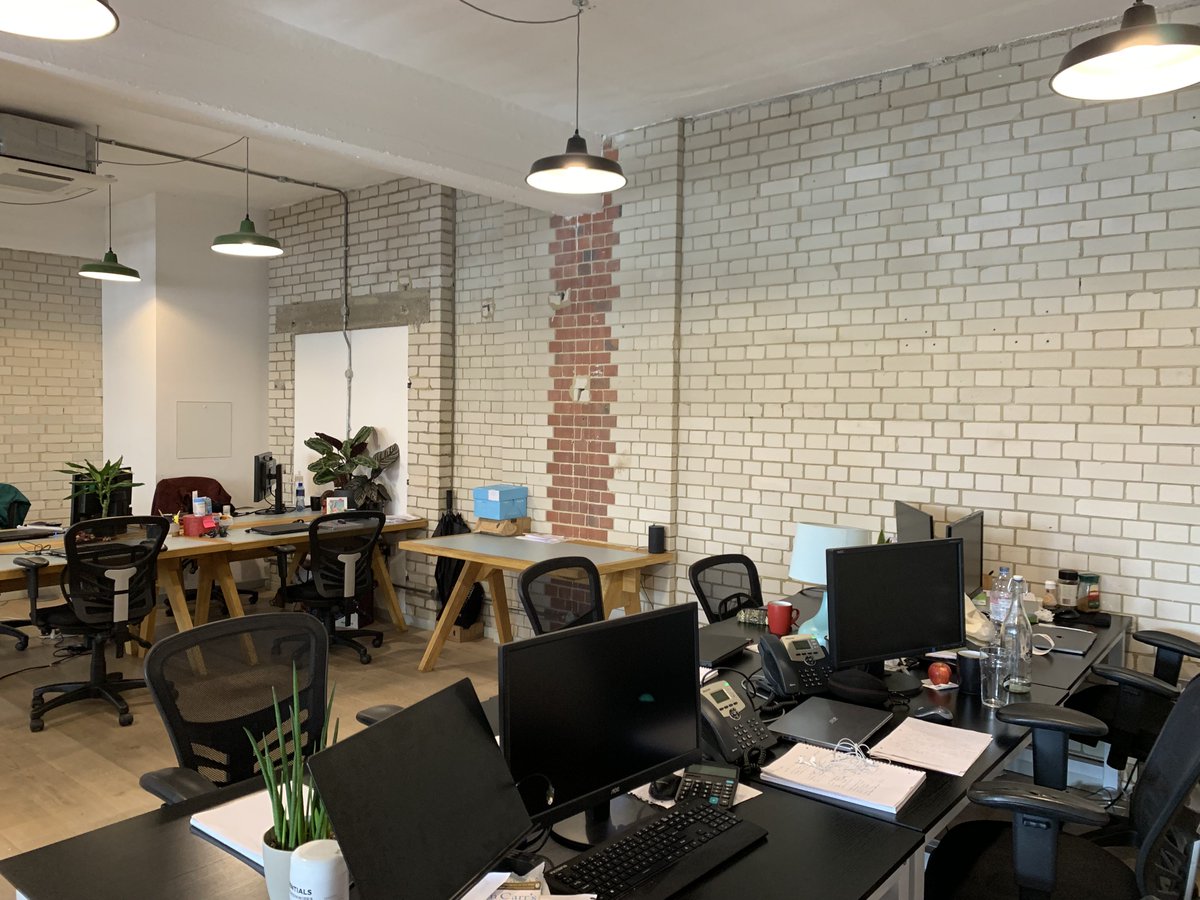 We're at capacity but this fantastic studio seating up to 14 is available from mid-Oct, frontdesk@forgeandco.co.uk for a tour.