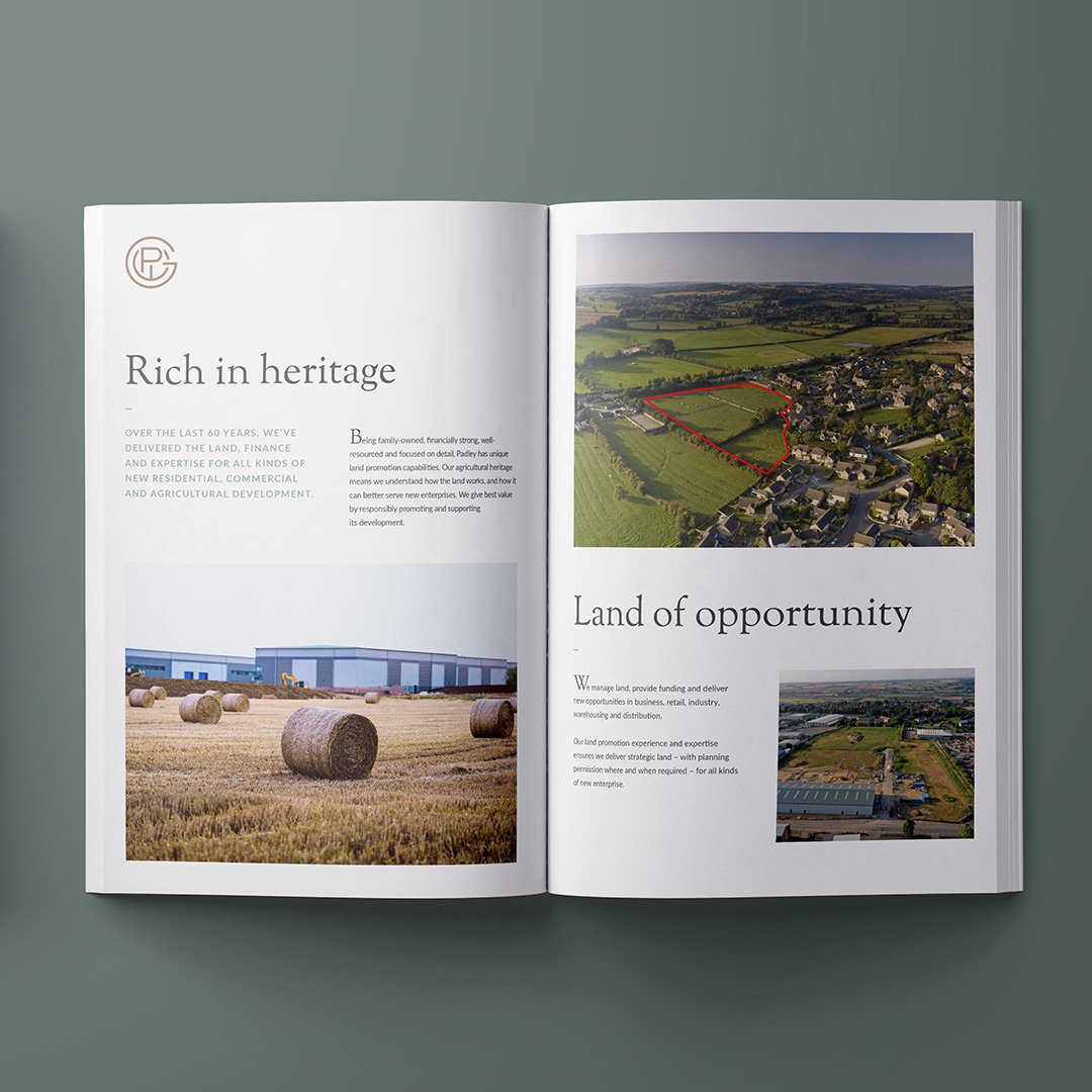tribeuk's tweet photo. Padley is adding land promotion to its established agricultural offering. This continual evolution of land use gave us the perfect platform for #rebranding the business with heritage... https://t.co/ZxI4ehh2oT
#branding #rebranding #webdev #design #digital https://t.co/xYrdltAyM4
