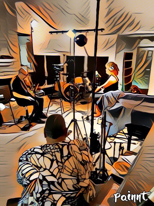 In the studio making Xmas music with Trudy Lynn! <a href="/trudylynntx/">Trudy Lynn-Official</a>