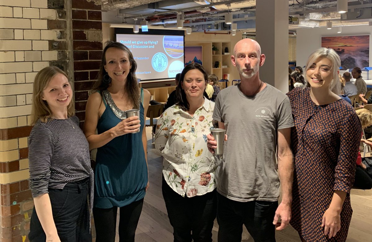 thanks for rich debate on Should We Give Up Flying @flightfree2020 <a href="/EatSleepCycle/">Anna Hughes</a> <a href="/The_AEF/">The Aviation Environment Federation</a> <a href="/vickysmith/">Vicky Smith</a> <a href="/Earth_Changers_/">#EarthChangers 💙</a> <a href="/ZeroWasteLondon/">Zero Waste London</a> <a href="/_wearepossible/">Possible</a>  action on #frequentflyerstax, #trainswitch, #planeditch #flightsofalifetime #burntitbalanceit