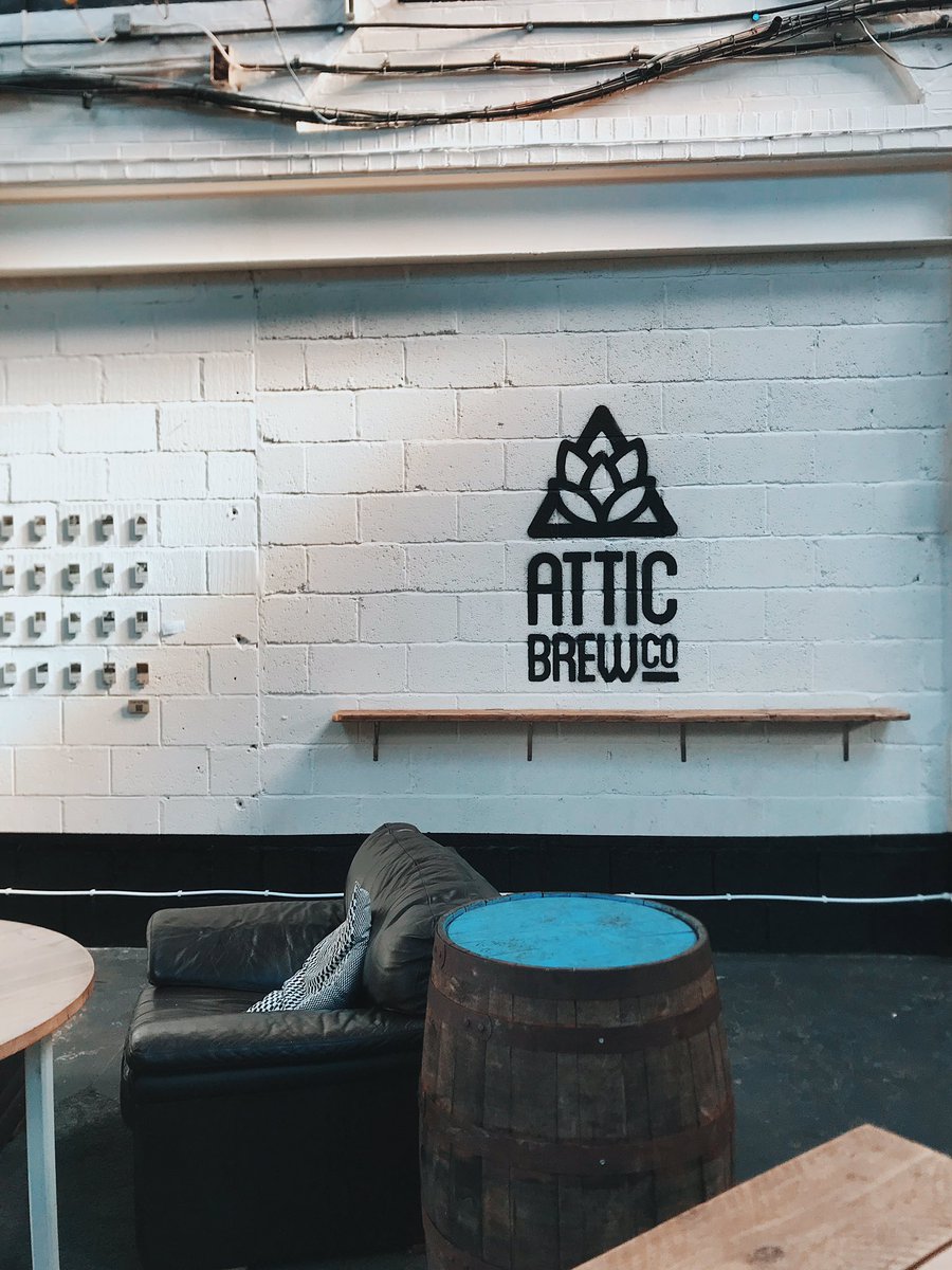 thebrewerybible's tweet image. We’ve arrived at @atticbrewco ahead of our Midlands book launch this evening 🎉 We can’t wait to reveal the new book, our trial app and our #StirchleyBeerMile print illustrated by the lovely @emmylupin 👏🏼 🍻 More info: facebook.com/events/3565835… #thebrewerybible #atticbrewco