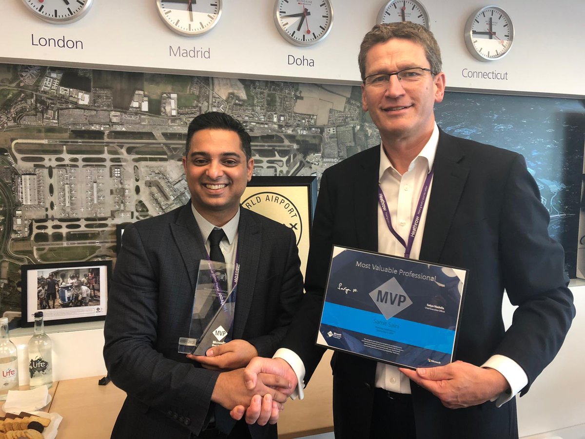 From building my first #Powerapps at #Heathrow waking up to receive My first ever "Microsoft MVP award" and I Feel absolutely delighted. Never thought that I would end up receiving this award one day. Thank you <a href="/Microsoft/">Microsoft</a> #PowerApps #MicrosoftFlow <a href="/MVPAward/">Microsoft MVP Communities</a> #MVP #mvpbuzz