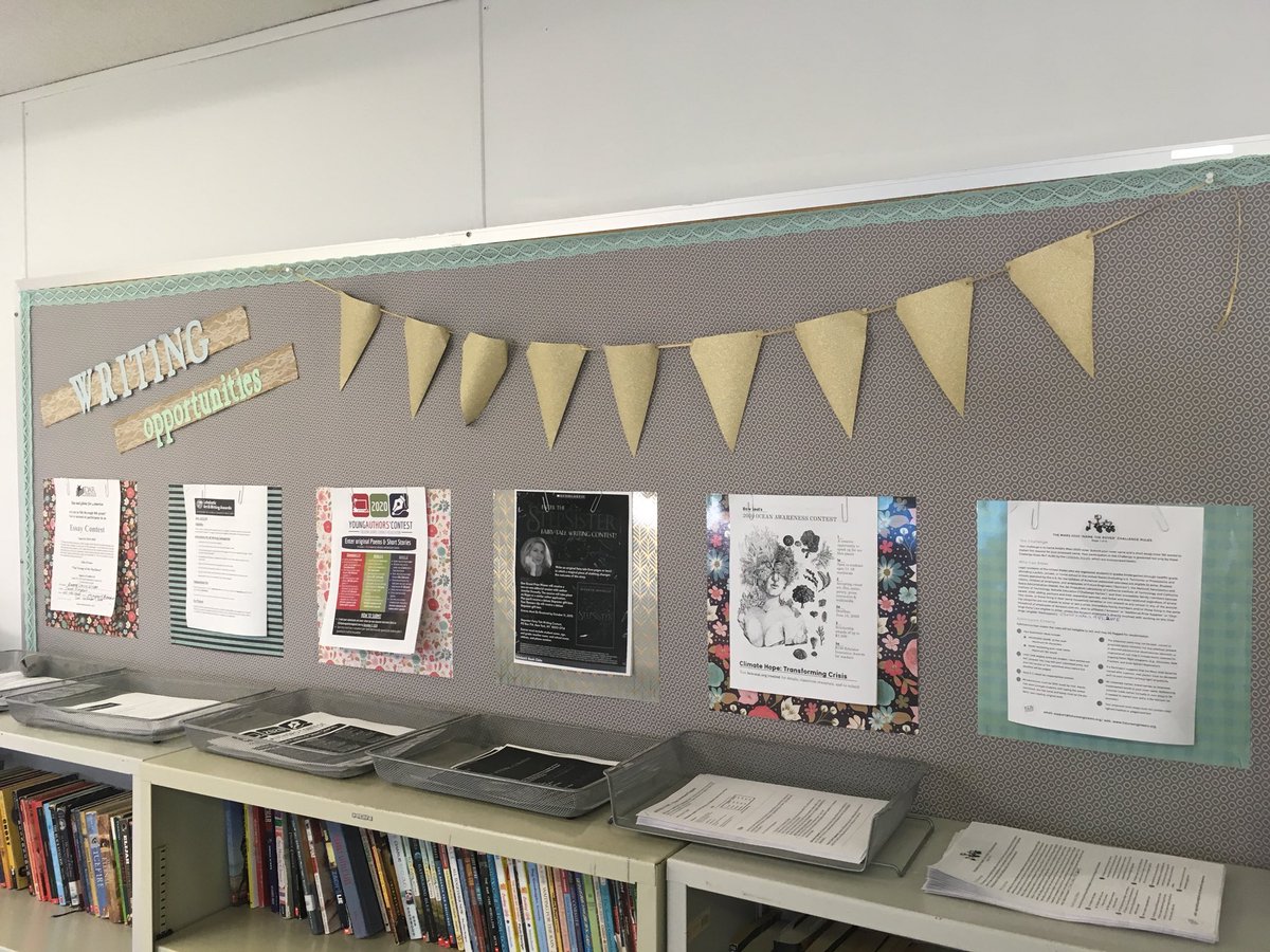 Don’t miss an opportunity! Check the bulletin board for a contest you might enjoy!