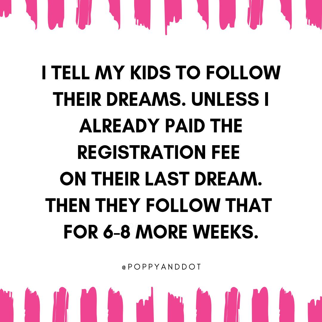 "We're not getting a refund, so get in the car!" 😂 #momhumor #mommemes #followyourdreams #lifewithkids #parenting