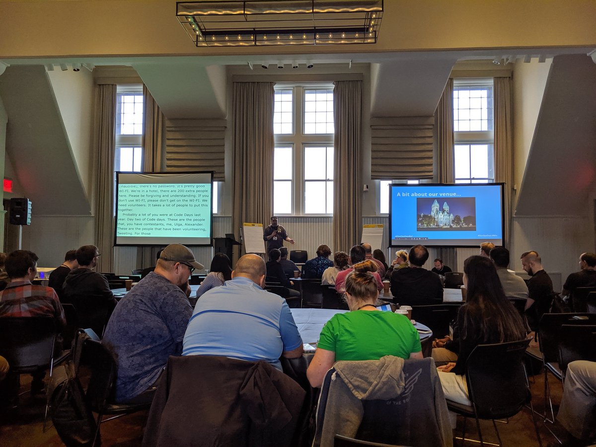 colindean's tweet image. Kicking off @DevOpsDaysBUF with @aspleenic #DevOpsDaysBuf