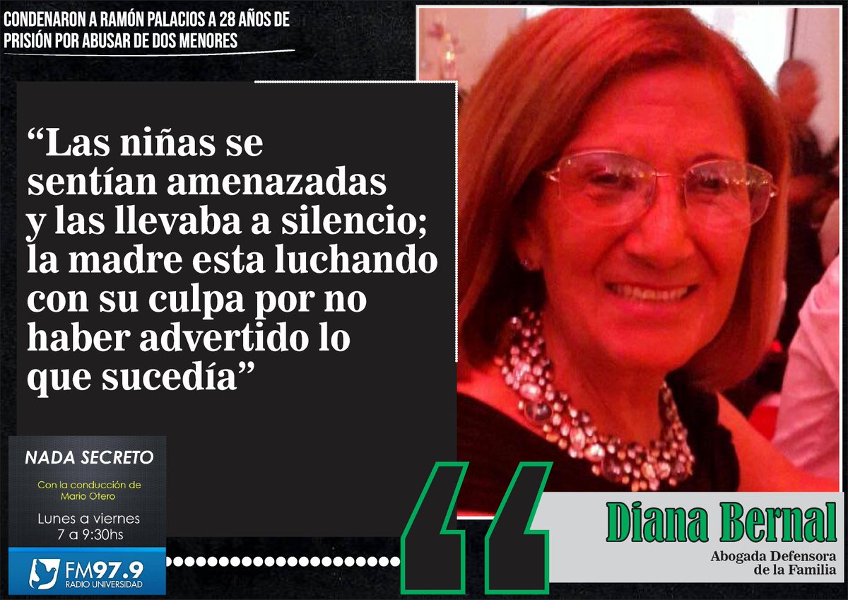 NadaSecretoUNSL's tweet photo. La Cámara de Apelaciones de Concarán condenó a 28 años de prisión a Ramón Palacios por abusar sexualmente de dos menores. Palacios es oriundo de Villa de Merlo y seguirá detenido. Las víctimas son dos hermanas que actualmente tienen 18 y 21 años. Habló la abogada Diana Bernal. https://t.co/6fGrUjYl3E