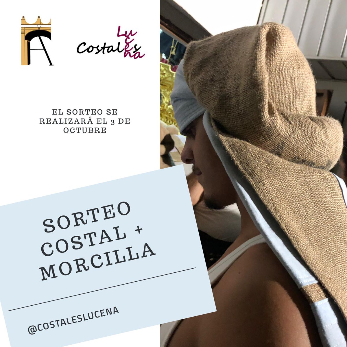 ArcoDelPostigo's tweet photo. 💥SORTEO COSTAL + MORCILLA💥 
Para participar: 
👉RT 
👉Seguir a @CostalesLucena y @ArcoDelPostigo  
¡El sorteo se realizará el próx jueves 3 de octubre! 
¡Envío gratis! https://t.co/0EWQOQQmhB
