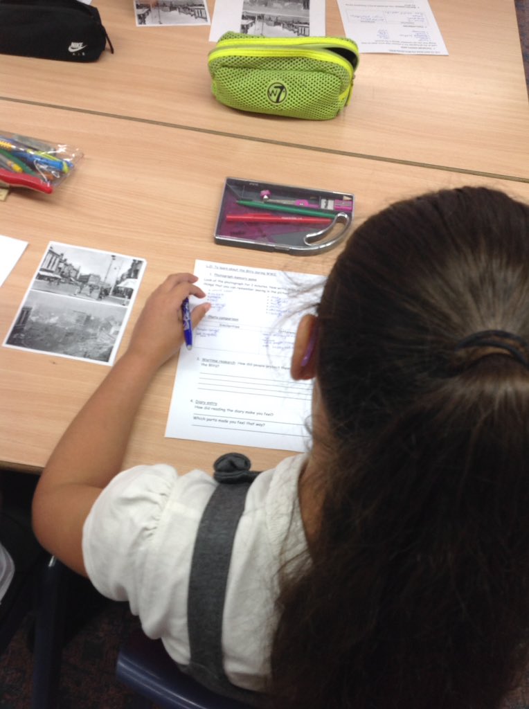 ChurchHillJS's tweet photo. This afternoon, Year 6 are learning about the Blitz during WW2. #carousel #facts #memorygame #similaritiesdifferences #research #diaryentries https://t.co/7UxrdM0ul5