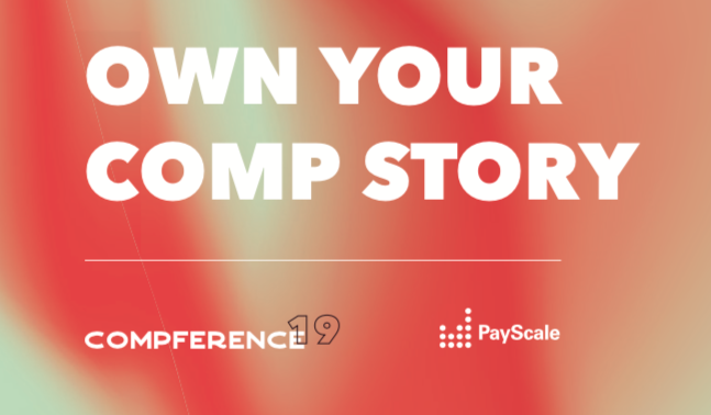 payscale's tweet photo. Whether you’re the author of your organization’s comp story or not, the stories are out there. How are they helping or hurting your ability to attract, retain and engage employees? #Compference19 #OwnYourCompStory https://t.co/Fg2b8Jh6ri