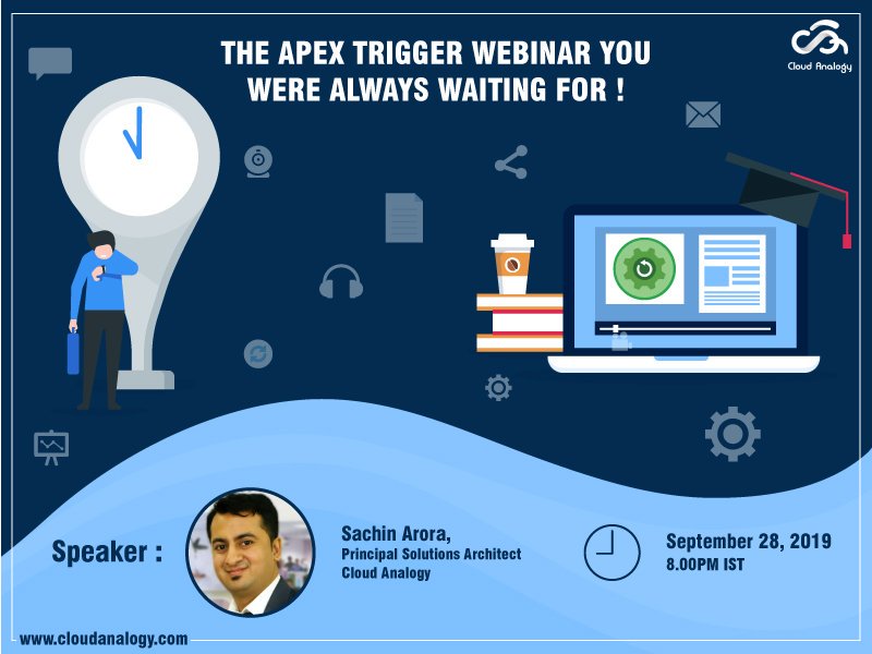 Deepali032's tweet image. Join our  upcoming webinar on Salesforce Change Data Capture &amp;amp; Asynchronous Apex Triggers are almost full. Don't lose this amazing opportunity. Only a few seats left
Register now:
bit.ly/2kvm0Y1
#apex #Apextrigger #cloudanalogy #DataCapture