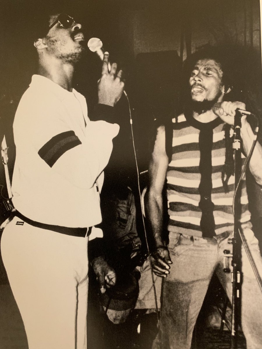 daddyhope's tweet image. If you are a Bob Marley fan, this pictorial book is a must have. It has some rare and very intimate moments like the second black and white picture of Bob with Steve Wonder. It is called The Illustrated Biography. It has 200 classic, rare &amp;amp; unseen photographs of the reggae King