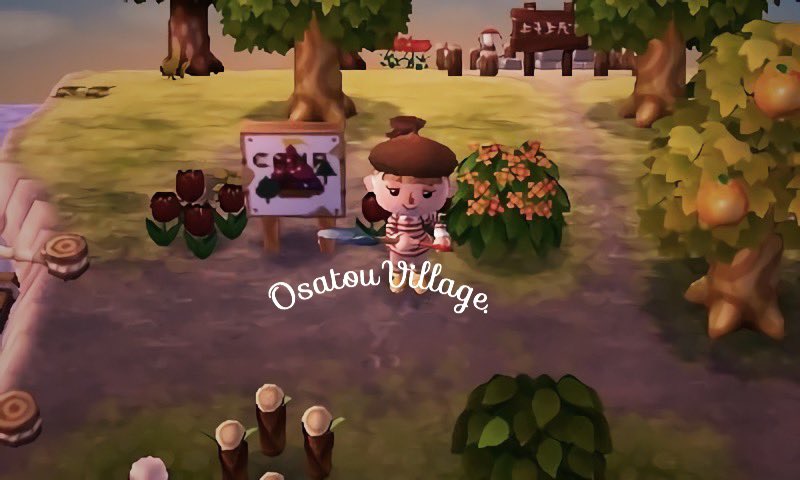 ざらめ キャンプ場の看板やっと描けた くまリュックのマイデザも描けたし満足 とび森 Animalcrossing おさとう村 Acnl T Co Cbucucgtdj Twitter