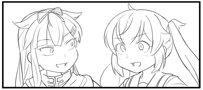 キャッキャ…!ウフフ…! 
