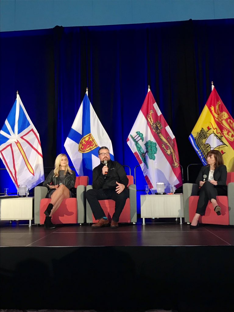 voltaeffect's tweet photo. Allen Nizi, Partnerships Lead @msft4startups Canada, announces a new partnership with Volta at #InnovateAtlantic. This partnership allows #VoltaResidents to leverage a suite of services offered by #MicrosoftforStartups. https://t.co/SkBrpNWrHP