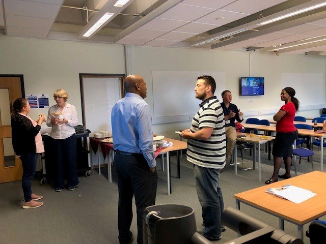 VevoxAlan's tweet photo. Great fun at yesterdays #TurningPoint Lunch &amp; Learn session with a very motivated and engaged group of staff at   
@EdinburghNapier. My thanks go out to Stephen Bruce, Academic Development Adviser @EdNapITBytes #EngageAllLearners #connectlearnerstolearning #edtech https://t.co/DblW8XOcDT