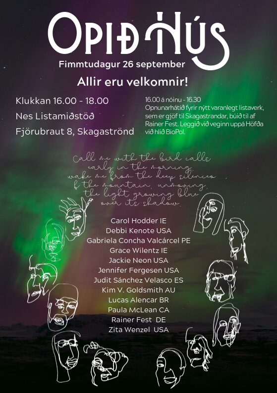 If you are in the area come to check out some art by a very talented group of artists. #iceland #todayinIceland #theadventuresofjackieneon #jackieneonart