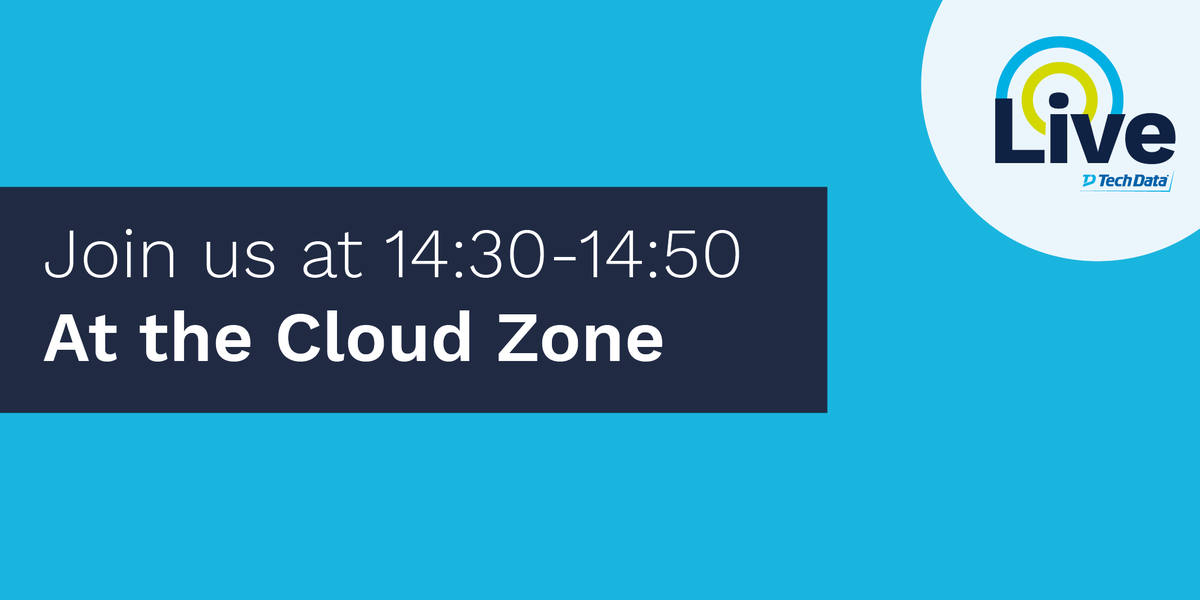 TechDataLive's tweet photo. Join us in the Cloud Zone at 14:30 when Dwayne Earl, Business Unit Director of Tech Data will talk us through 'Modern Partnering with Microsoft'. #TDLive19 https://t.co/Ofw5YS0ULg
