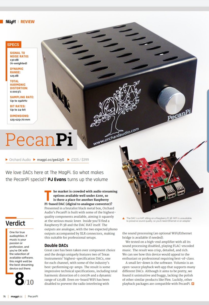 Orchard Audio on Twitter: "Check out the PecanPi write-up in Issue