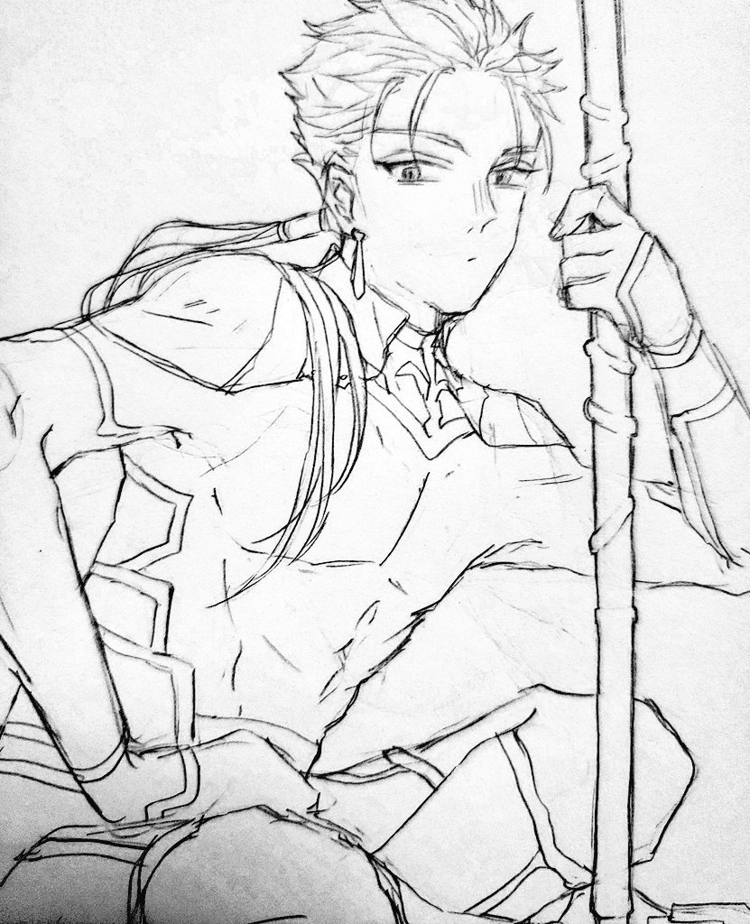 熱しやすいので最近まじでfgoしか描いてない
クー・フーリンのおかげで毎日楽しいですオルタニキもはやく来てください 