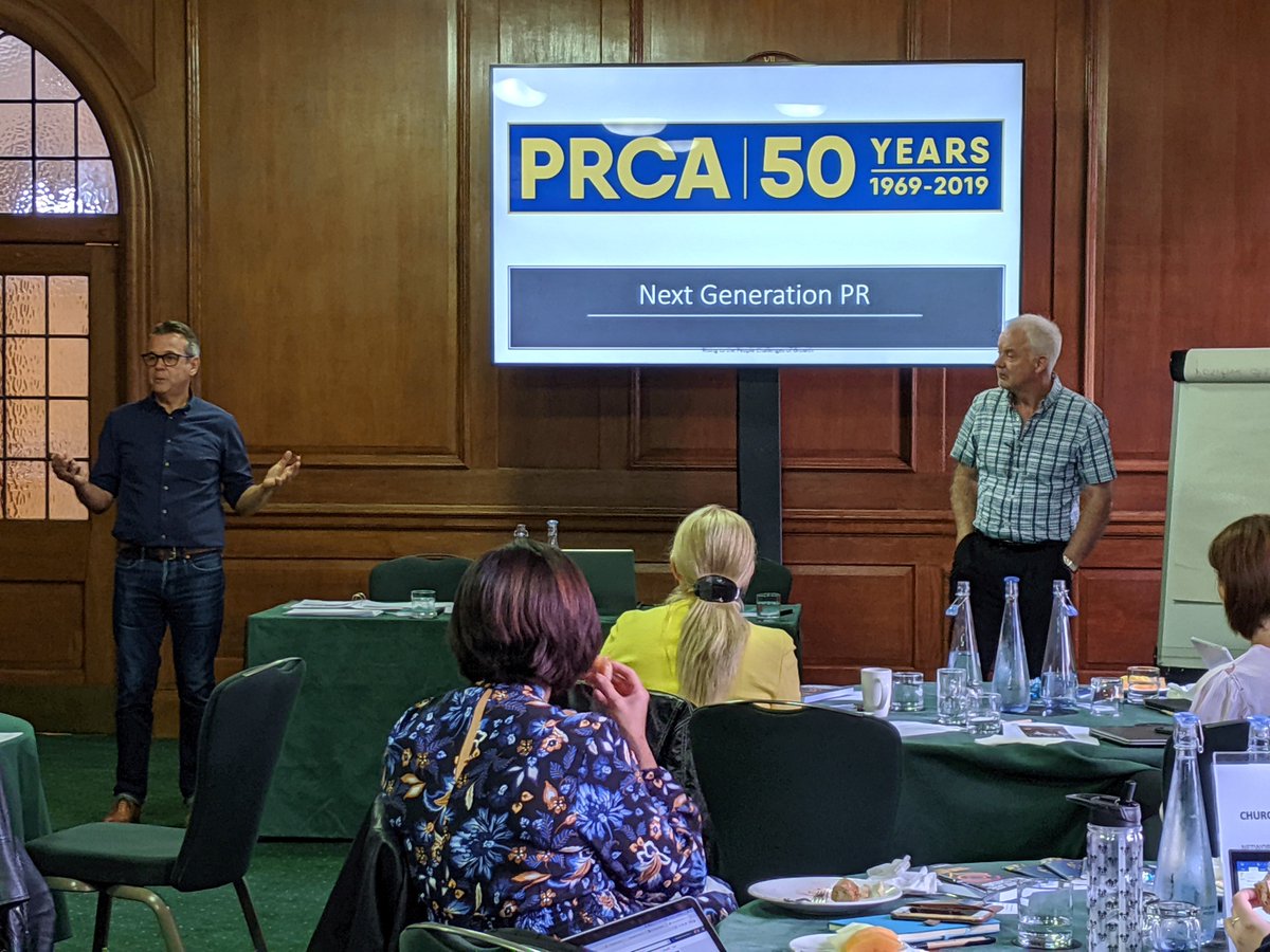 PRCA_HQ's tweet photo. @agencydoctor @crispinluke .@agencydoctor and @crispinluke's #PRCA2019 training session is in full swing! https://t.co/4CvuvOgJfN