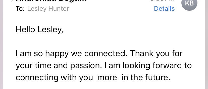 ResumeMakeover1's tweet photo. Email from a new client after my strategy session with her. I find that more people, including clients have used the word ‘passion’ to describe me/my efforts lately.I find this awesome and comforting. Love what I do!✍��😁#ResumeMakeover #resumebuilding #resumewriter #careerchange https://t.co/Xe2y5X6oRM
