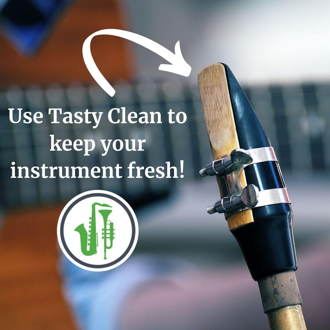 Tastyclean's tweet photo. Simply spray the item liberally, wait at least 30 seconds then wipe or shake off the excess.Β
Your instrument is now tasty and clean.Β π΅π΅π΅π΅π΅
Shop:Β https://t.co/wA3RbGAr8y
#tastyclean #oralhygiene https://t.co/Jf5jxaT7Me