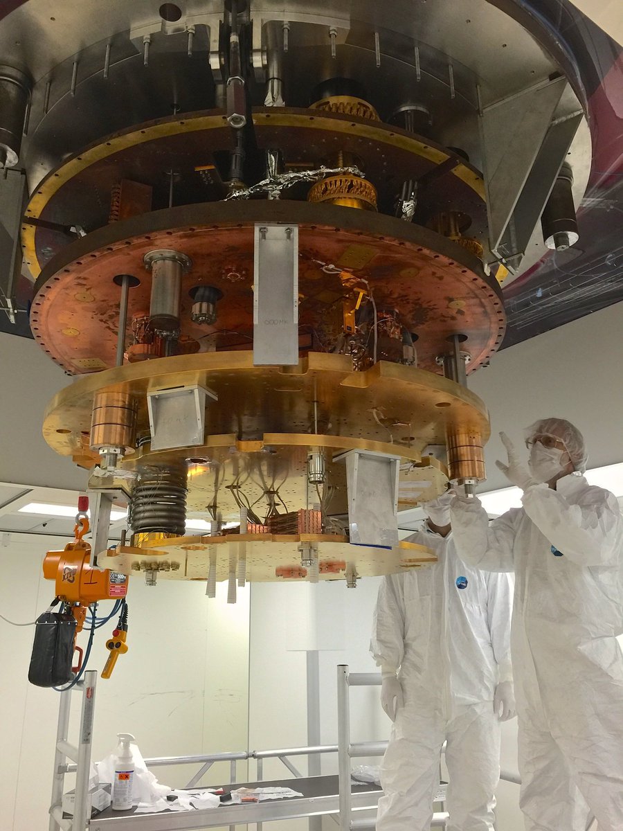 A custom "Mack truck" of a dilution refrigerator is used in the  #neutrino-less double-beta decay experiment CUORE: https://newscenter.lbl.gov/2014/10/28/creating-the-coldest-cubic-meter-in-the-universe/
