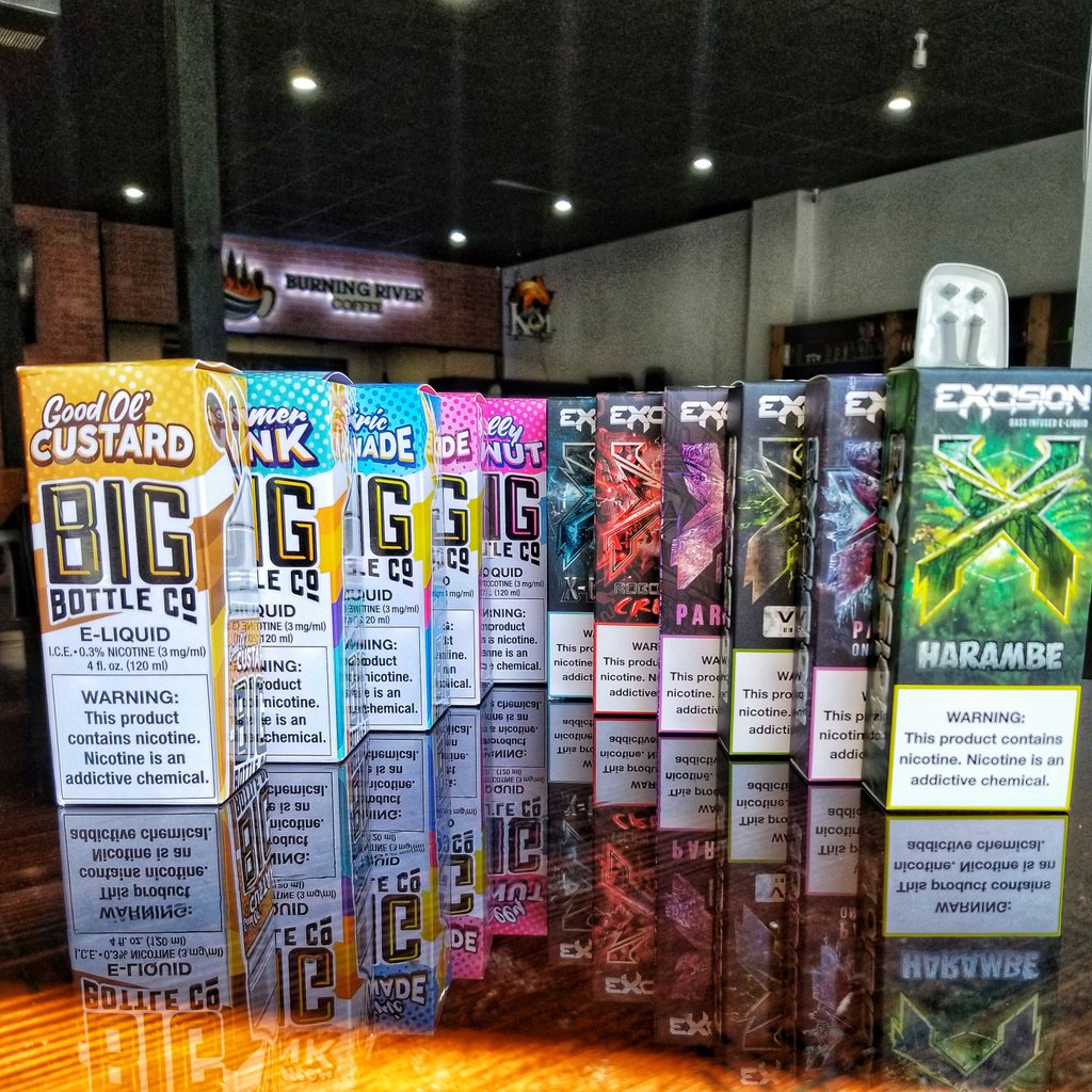 ClevelandVape's tweet photo. Juice Deal of the Day !! 
Today we have the Big Bottle Co. &amp; Excision lines on sale, stop in and grab two bottles from either of the lines &amp; save 20% OFF BOTH!!! *MUST MENTION THIS AD IN-STORE TO RECEIVE 20% OFF* #flavorssavelives https://t.co/dnQckErSW4