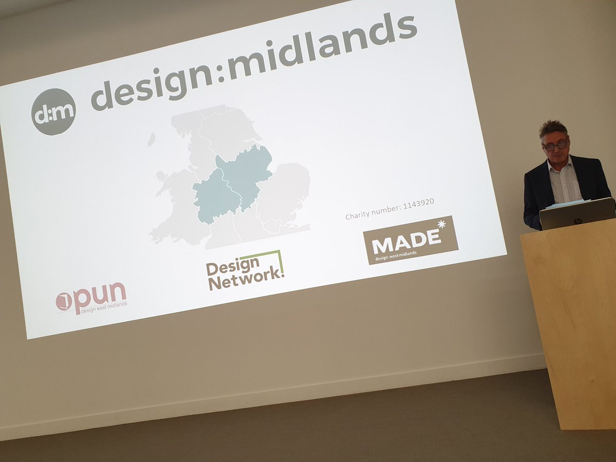 BREAKING NEWS:

@Glenn_Howells announcing MADE and OPUN, West and East Midlands Design Networks to combine to form Design : Midlands. 

#DesignQualitySummit
#PeopleFriendlyPlaces