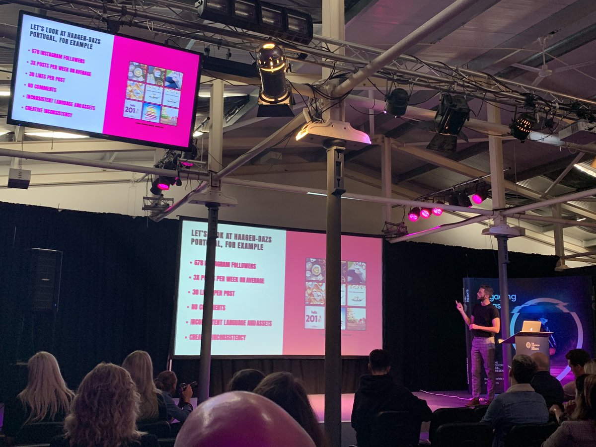 elburdett's tweet photo. BAU on social media? ๐คทโโ๏ธ @StefanEvans from @TheSocialChain gave a great talk today at #TTLPRESENTS https://t.co/NC0aPQo10n