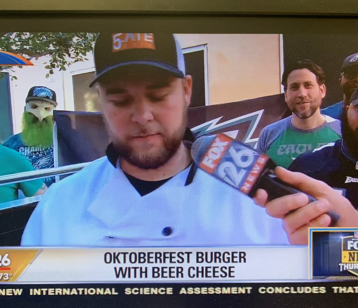 Watching former lufkin  FFA officer and chef Jacob Wood <a href="/4jwoody/">Jacob Wood</a> on TV <a href="/FOX26Houston/">FOX26Houston</a> <a href="/5atecafe/">5.ATE Café</a> this morning! #lifeafterlhs <a href="/media_lhs/">LHS Media</a> @BrandonHBoyd <a href="/jay_srhoades/">Jay Rhoades</a> <a href="/TeamLufkinISD/">Lufkin ISD</a>