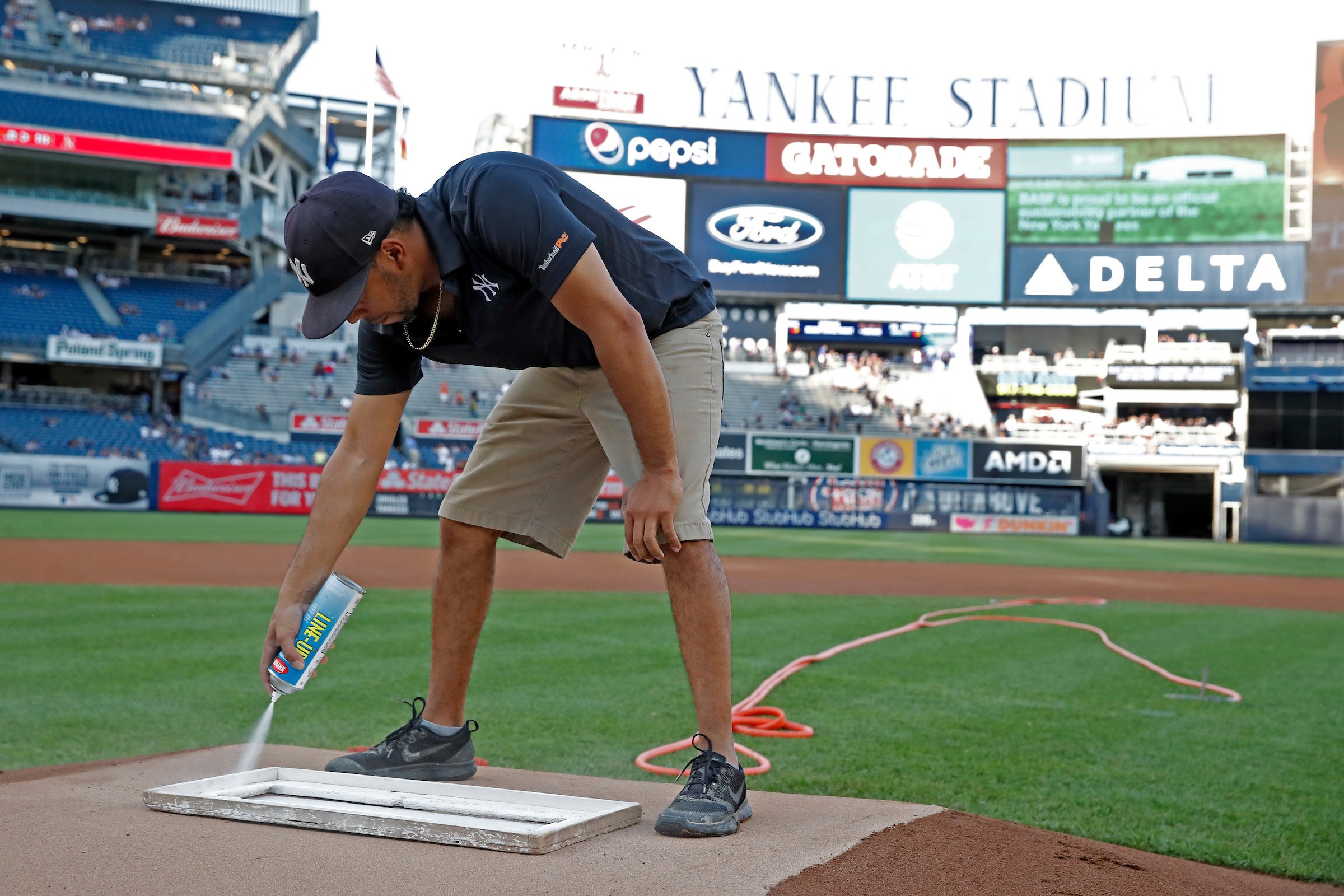 New York Yankees on X: There isn't a harder working team out there than  the Yankee Stadium grounds crew. @Timberland PRO is proud to be the  official workwear of this dedicated team. #