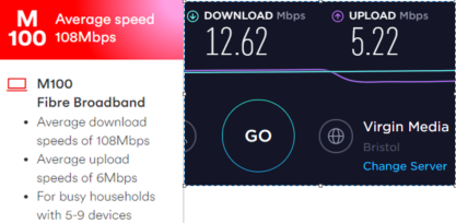 watchEDTower's tweet photo. So today @virginmedia #broadband is only underdelivering by 95.38Mbps, where have those 95.38Mbps that I am paying for every month actually gone? Why am I paying #virginmedia for this shoddy #internet service? https://t.co/RmgzVKKVBL