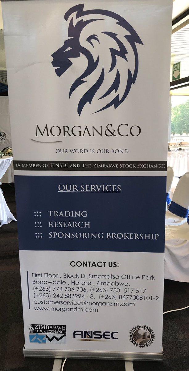 Morgan &amp; Co launches a research app.
The research app simplifies Zimbabwe’s investment space by offering in-depth research content, provides corporate access to the management of all listed counters on the ZSE.