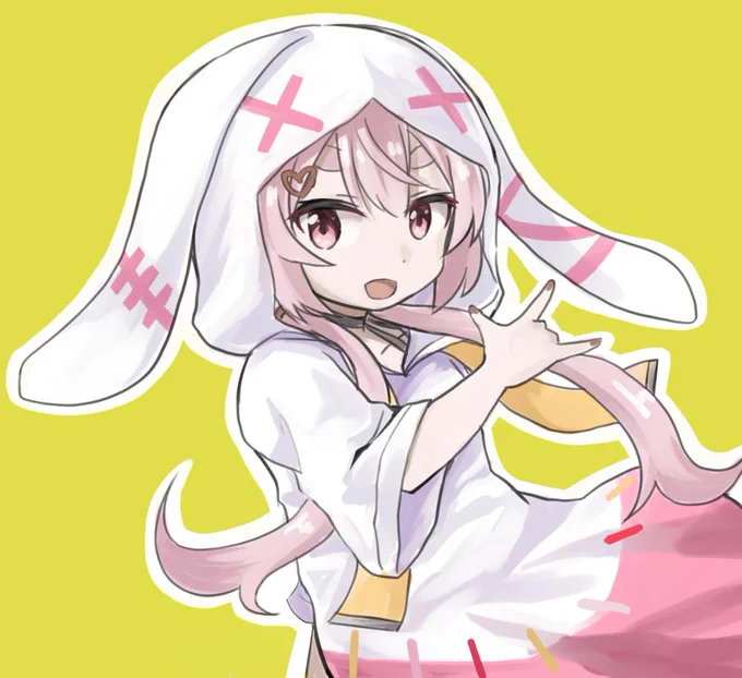 新しい兎鞠パーカーかわよい 