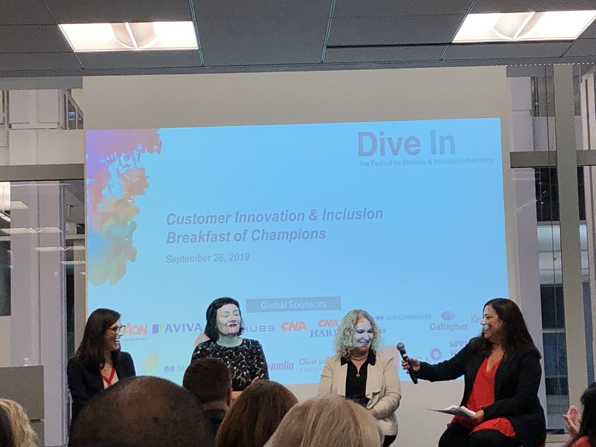 Customer Innovation and Inclusion Breakfast of Champions, part of the Chicago Dive In Festival. #DiveInFestival #inclusionimpact